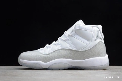 WHITE 11 METALLIC SILVER - JORDAN RETRO 0915